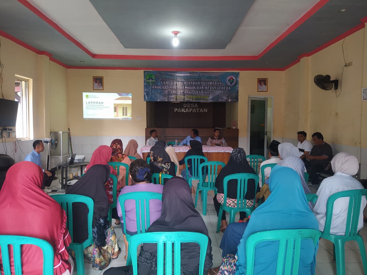 Berita MUSDES PERTANGGUNGJAWABAN APBDES TA 2025 - Desa Parapatan Sumberjaya