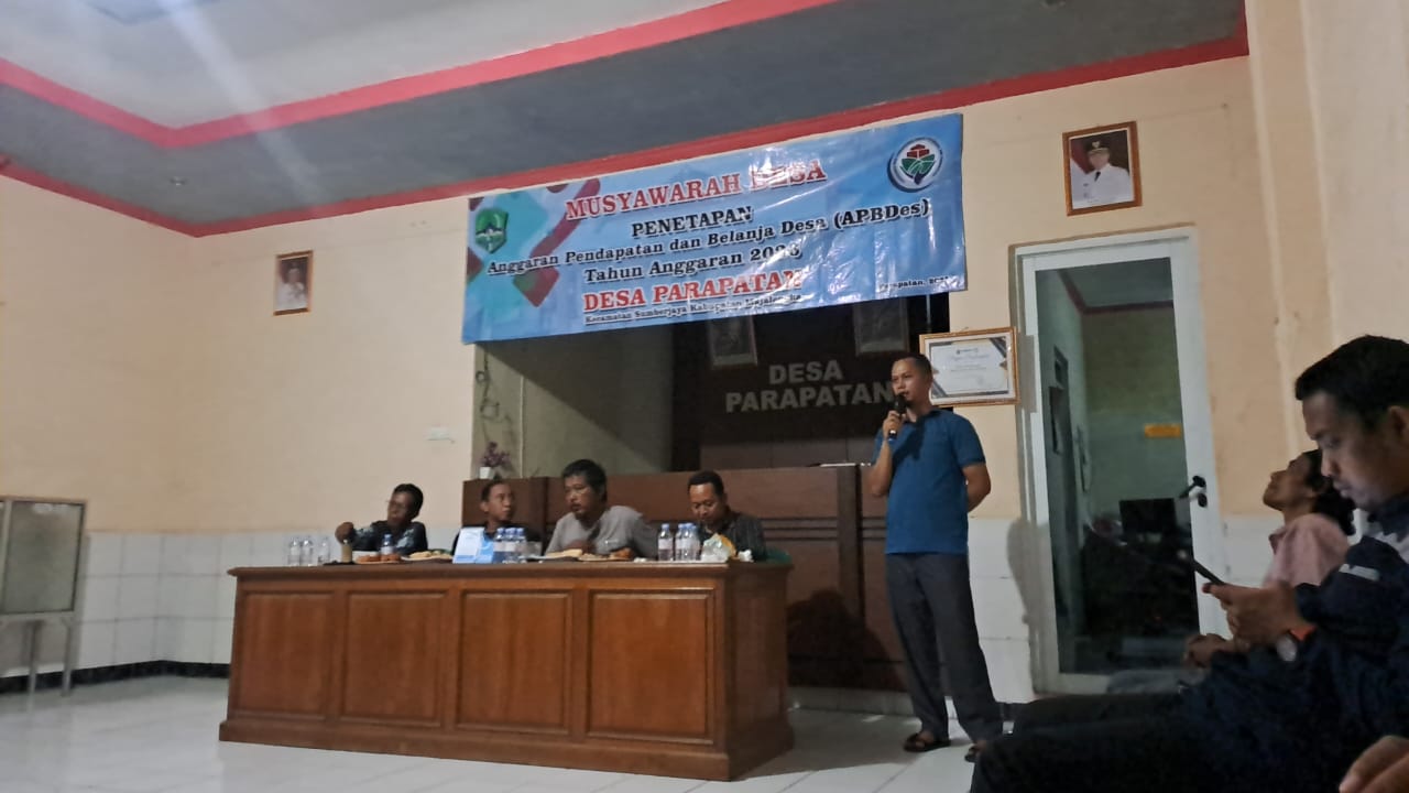 Berita APBDES TA 2026 DESA PARAPATAN - Desa Parapatan Sumberjaya